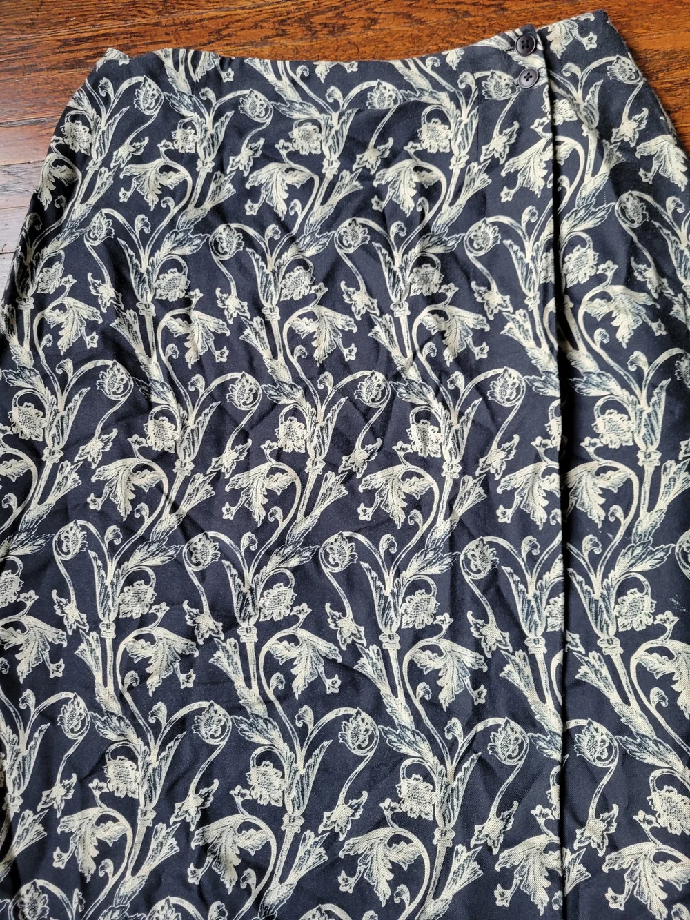 Talbots Women's Size 12 True Wrap Maxi Skirt Lined Casual Church Business Wear